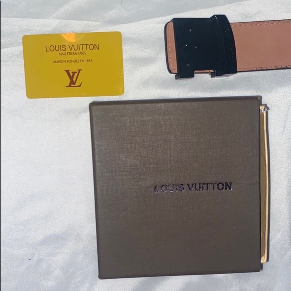 BLACK LOUIS VUITTON BELT - Picture 3 of 5